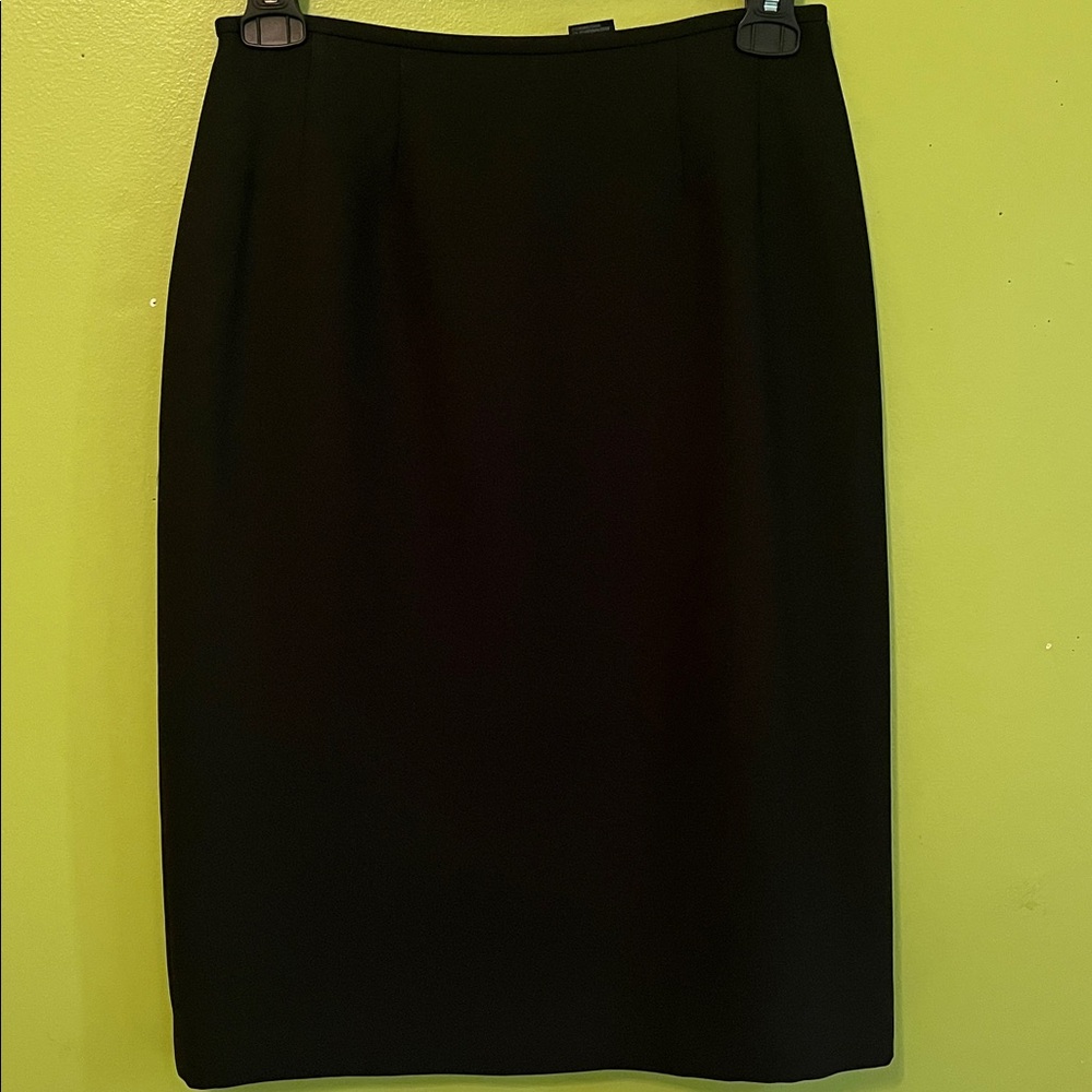 Tahari Black Suit with Leopard Trim. - Picture 6 of 8